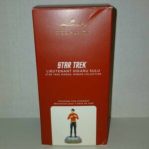 2014 HALLMARK Keepsake Ornament STAR TREK Lt Hikaru Sulu NEW IN BOX